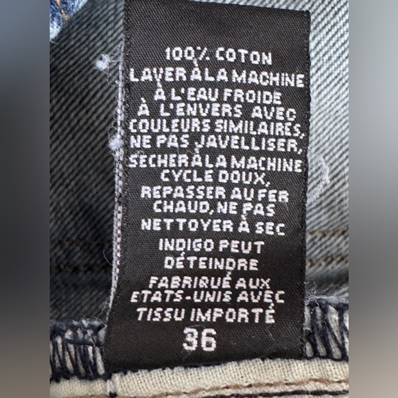 Nili Lotan Billie Medium Wash Button Fly Straight Leg Jeans Mens Size 36 $400 - Picture 9 of 9